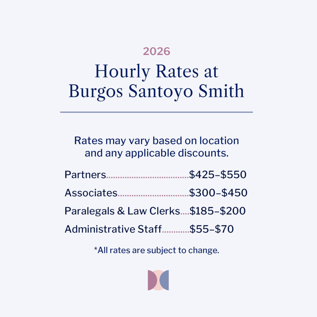 2026 Hourly Rates at Burgos Santoyo Smith
